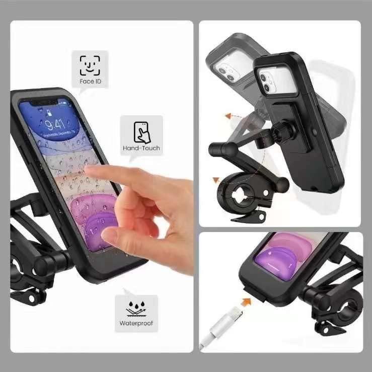 Universal 360 Rotation Bike Waterproof Cell Phone Holder